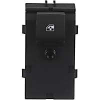 DWS-1274 Front or Rear, Driver or Passenger Side Window Switch, Black