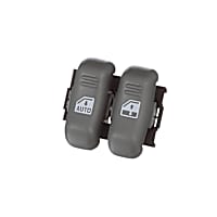 DWS-199 Front or Rear, Driver Side Standard OE Replacement Window Switch Gray