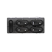 DWS-719 Front, Driver Side Standard OE Replacement Window Switch Black