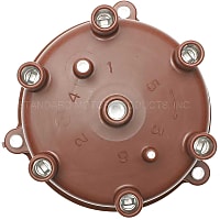 JH-111 Distributor Cap - Brown, Direct Fit, Sold individually