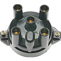 JH-133 Distributor Cap - Black, Direct Fit, Sold individually