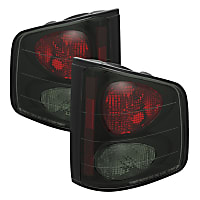 5078049 Driver and Passenger Side Halogen Tail Light, Without bulb(s)