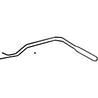 3601666 OE Replacement Series Power Steering Return Line Hose Assembly
