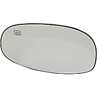 Driver Side Mirror Glass, Heated, Without Blind Spot Feature Without Turn Signal Light