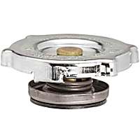 10237 Radiator Cap - Round, 10 lbs., Polished, Steel, Sold individually