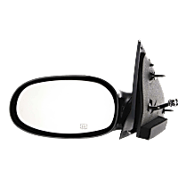 Driver Side Mirror, Power, Non-Folding, Heated, Paintable, No Signal Light, No Memory, No Puddle Light, No Auto-Dimming, No Blind Spot Feature