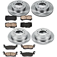 20OEREP28 Front and Rear Brake Disc and Pad Kit, SureStop OE Replacement