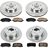 48OEREP28 Front and Rear Brake Disc and Pad Kit, SureStop OE Replacement