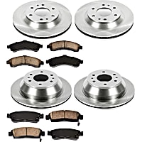 58OEREP20 Front and Rear Brake Disc and Pad Kit, SureStop OE Replacement