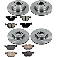63OEREP60 Front and Rear Brake Disc and Pad Kit, SureStop OE Replacement