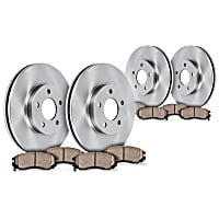 76OEREP53 Front and Rear Brake Disc and Pad Kit, SureStop OE Replacement