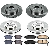 91OEREP53 Front and Rear Brake Disc and Pad Kit, SureStop OE Replacement