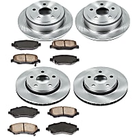 98OEREP27 Front and Rear Brake Disc and Pad Kit, SureStop OE Replacement
