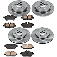 98OEREP62 Front and Rear Brake Disc and Pad Kit, SureStop OE Replacement