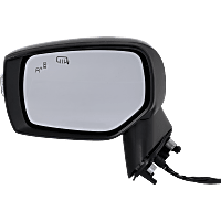 Driver Side Mirror, Power, Manual Folding, Heated, Paintable, In-housing Signal Light, No Memory, Puddle Light, and Auto-Dimming, With Blind Spot Detection in Glass, 4 Cyl., 2.0L Engine