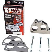 2533 Throttle Body Spacer - Natural, Aluminum, Direct Fit, Sold individually