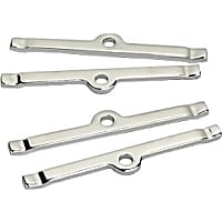 4993 Valve Cover Hold Down Tab - Chrome, Steel, Direct Fit