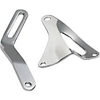 9455 Alternator Bracket - Chrome, Direct Fit, 2-Piece