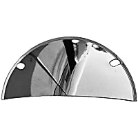 9512 Headlight Guard - Chrome, Steel, Universal