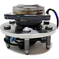 SP450301 Front, Driver or Passenger Side Wheel Hub, 6 Lugs, With Bearing, RWD, Timken OE Replacement