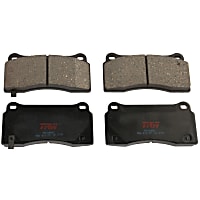 TXH0968 Front or Rear 2-Wheel Set Semi-Metallic Brake Pads, Premium Braking Series