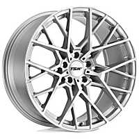 1780SEB405114S76 Aluminum Silver Wheel, 17 in. X 8 in., 5 x 4.5 in. Bolt Pattern