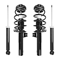 4-11060-257020-001 Front and Rear, Driver and Passenger Side Shock and Fully Loaded Strut