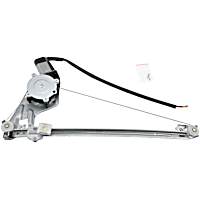 1247300346PRM Rear, Driver Side URO Premium Parts Power Window Regulator, With Motor