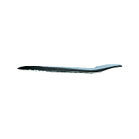 2128852874 Front, Passenger Side, Lower Bumper Trim, Chrome, OE Replacement Series
