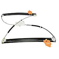 4E0837461BPRM Front, Driver Side OE Replacement Series Manual Window Regulator, Without Motor