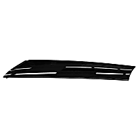 51137272584 Pillar Trim - Black, Plastic, Direct Fit, Sold individually