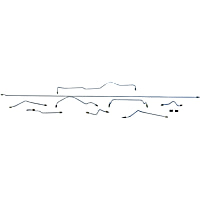90135560068 Direct Fit Brake Hydraulic Line Kit, Sold Individually