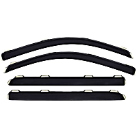 194265 Window Visor, Smoke