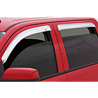 684252 Window Visor, Chrome