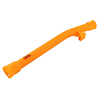V10-0413 Oil Dipstick Tube - Orange, Plastic