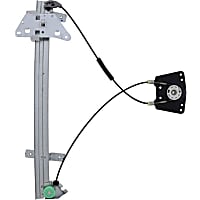 WR40649 Front, Driver Side VDO OE Replacement Power Window Regulator, Without Motor
