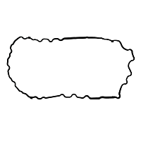 11-13-7-627-512 Oil Pan Gasket - Direct Fit, Sold Individually
