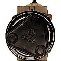 10000535 A/C Compressor, With Clutch, 8-Groove Pulley, Valeo OE Replacement