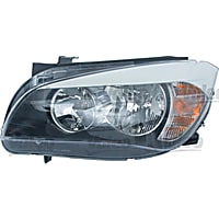 46658 Driver Side Halogen Headlight, With bulb(s), OE Replacement, Valeo OE Replacement