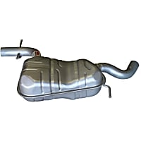 Center Muffler, Natural, 4 Cyl 2.0L