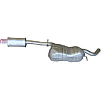 Center Muffler, Natural, 5 Cyl 2.5L
