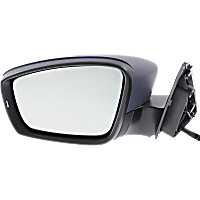 Driver Side Mirror, Power, Manual Folding, Heated, Paintable, In-housing Signal Light, Without memory, Without Puddle Light, Without Auto-Dimming, Without Blind Spot Feature