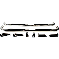 23-1680 E-Series, Polished Stainless Steel 3in. Round Nerf Bars