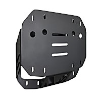 59-89005 Spare Tire Carrier - Black, Steel plate, Direct Fit, Sold individually