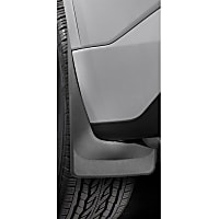 120086 Rear, Driver and Passenger Side Mud Flaps, Black, Plastic, DigitalFit Series