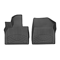 4415781IM Front Row FloorLiner Series Molded Floor Liner, Black Made of Rubberized Thermoplastic Polyolefins