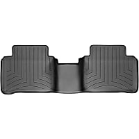 441712 Rear FloorLiner Series Molded Floor Liner, Black Made of Rubberized Thermoplastic Polyolefins