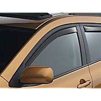 80481 Front, Driver and Passenger Side Window Visor, Smoke