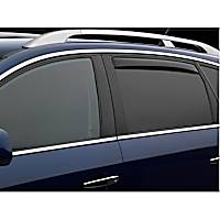 81873IM Rear, Driver and Passenger Side Window Visor, Smoke