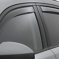 82882 Dark Smoke Window Visor, Front and Rear, Driver and Passenger Side - Set of 4
